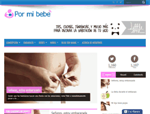 Tablet Screenshot of pormibebe.org